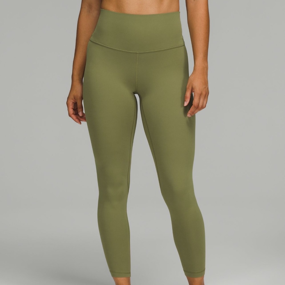 lululemon Align High-Rise Pant 25" in Bronze Green (size 4)